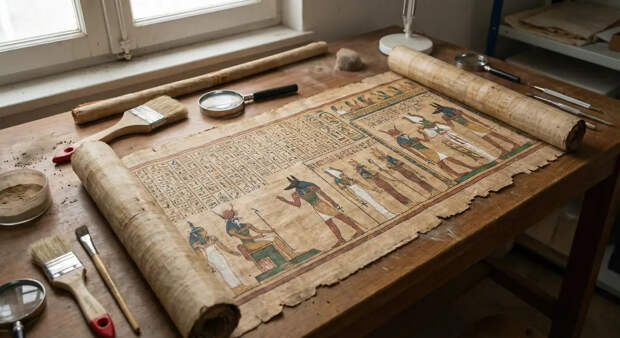 Древние свитки с тайным посланием возрастом 3000 лет нашли в Египте