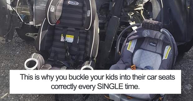 Mom’s Shocking Car Accident Photo Is A Chilling Reminder To ALWAYS Put Your Kid In A Car Seat