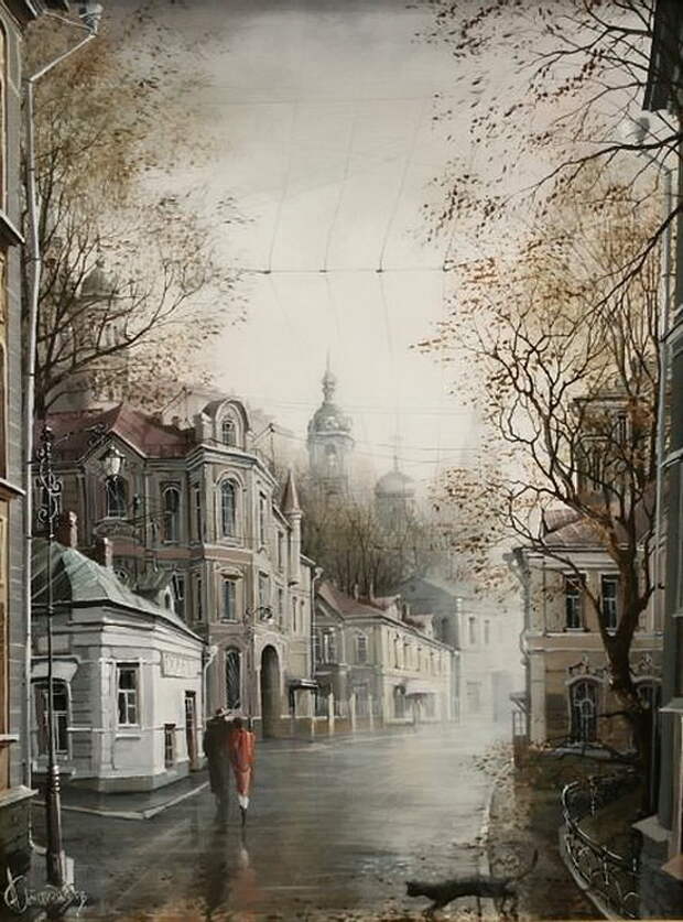 Художник Александр Стародубов - Старая Москва