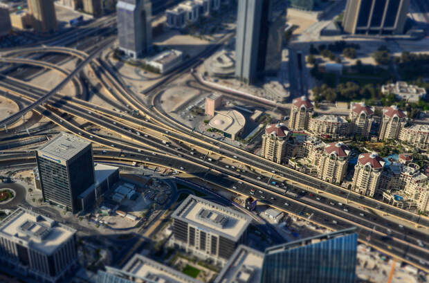Когда мегаполисы - словно миниатюры: города и эффект tilt-shift