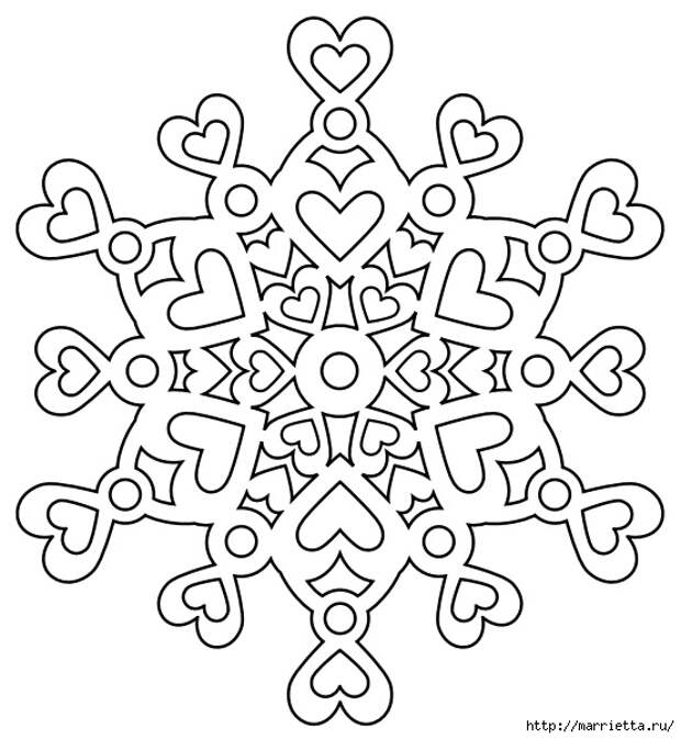 шаблоны снежинок из бумаги (21) (553x601, 165Kb)