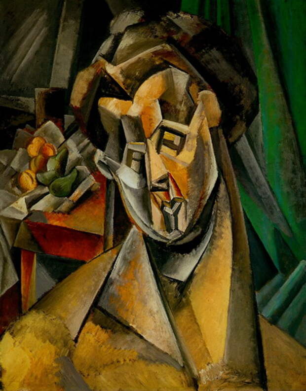 Пабло Пикассо. Женщина с грушами (Фернанда). 1909 год