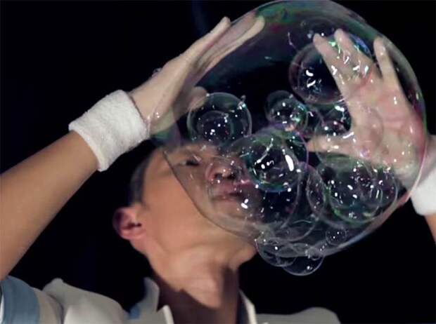 Су Чунг Тай, Su Chung Tai, фокусы с мыльными пузырями, мыльные пузыри трюки