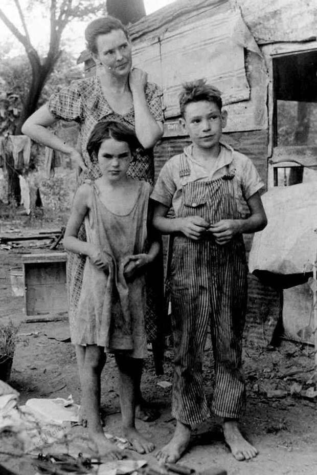 30-е годы - бедность и голод в США детали, интересное, исторические, удивительное, фотографии