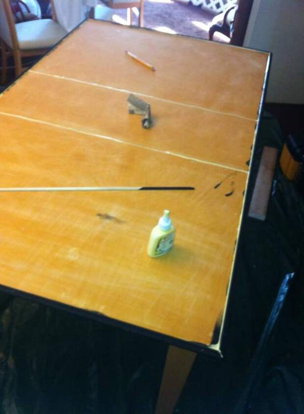 Как обновить старый стол обновление, руками, своими, стол