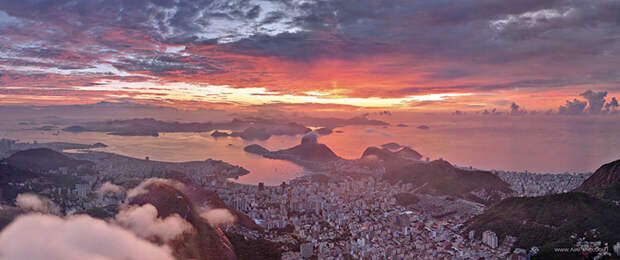 Рио-де-Жанейро на закате