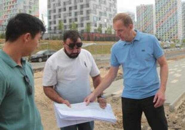В районе Отрадное создают новый сквер
