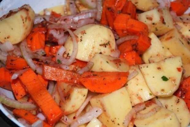 Картошка в рукаве, как просто приготовить картошку в духовке, вкусная картошка, картошка без мяса, 