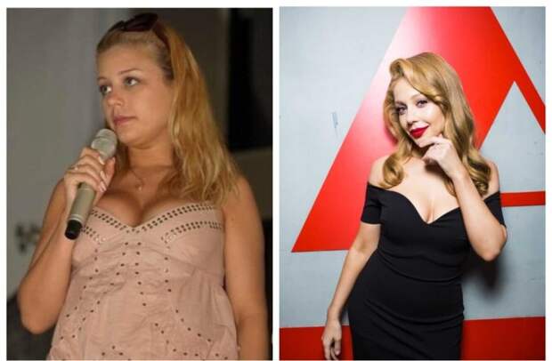 Тина Кароль до и после похудения