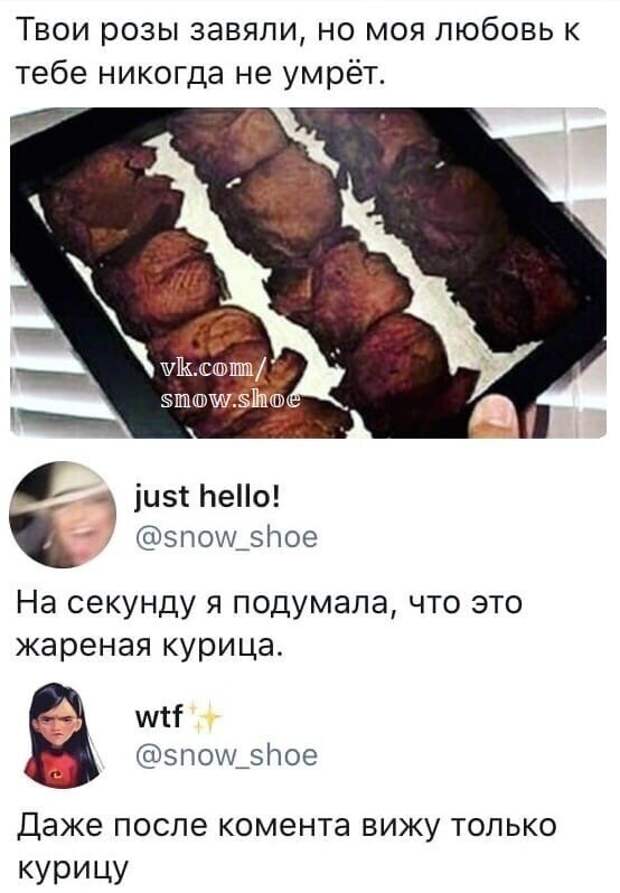 Как видел курицу, так и вижу. Вы тоже? Как видел курицу, так и вижу. Вы тоже?