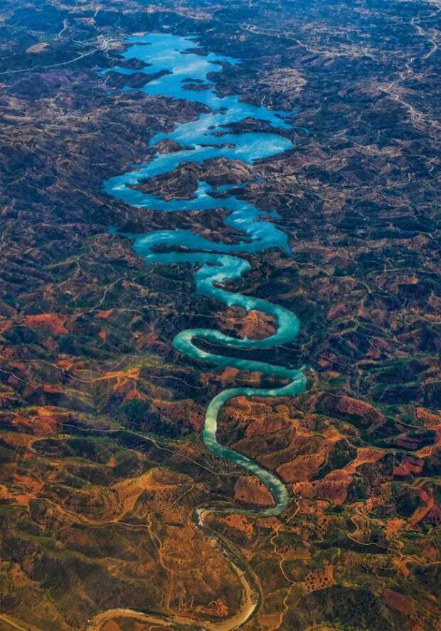 Река Оделейте, Португалия красивые, реки
