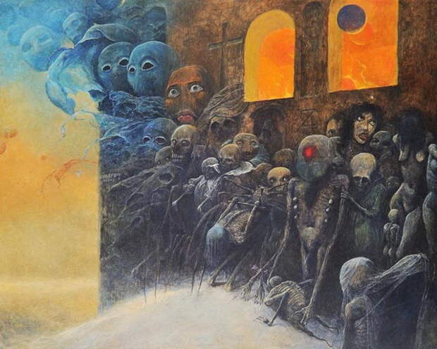 Жуткие картины Zdzisław Beksiński Жуткие картины Zdzisław Beksiński