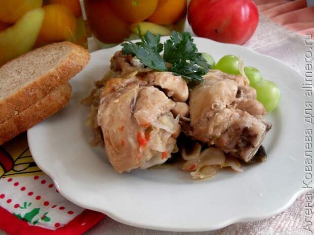 Курица с овощами
