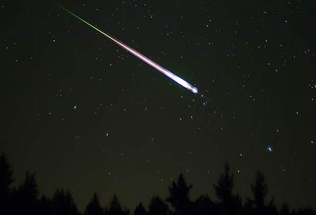Интересные факты о метеоритах, метеорит падает