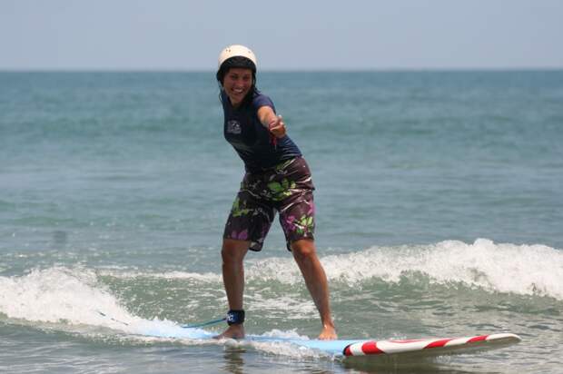 Surfing a Tiny Wave!