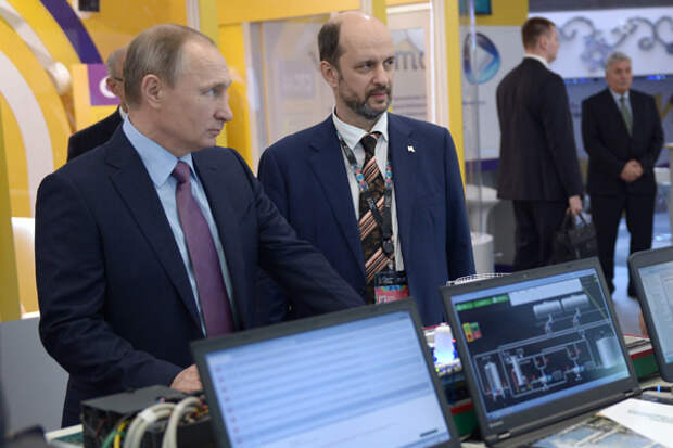 Герман Клименко и Владимир Путин