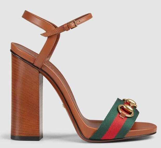 SANDALS WITH GUCCI WEB TAPE