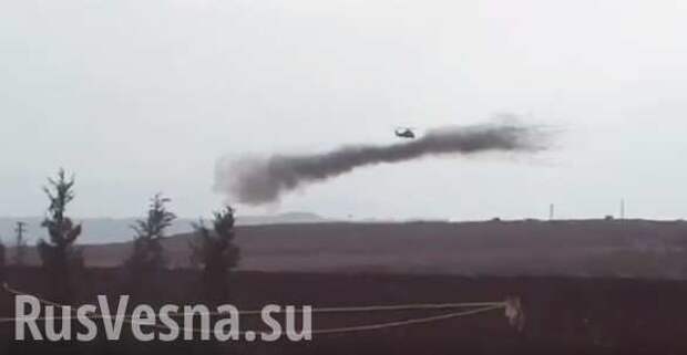 Российские боевые вертолеты наносят ракетные удары по позициям ИГИЛ в Сирии (ВИДЕО) | Русская весна