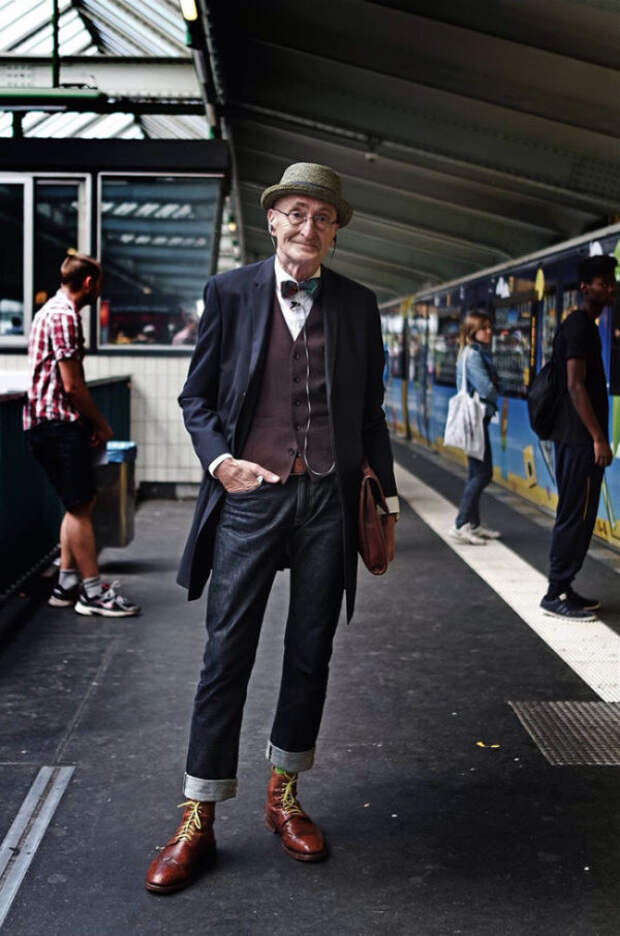 70-летний дедуля, который одевается круче любого из нас мода, пенсионер Берлин, стиль