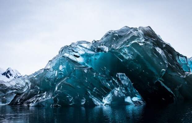 Ледяной щит Антарктиды.