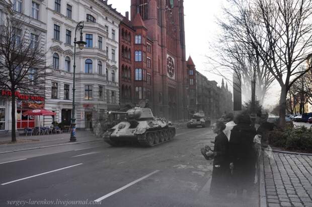 48 Советские танки на ул. Мерингдамм - Mehringdamm.jpg