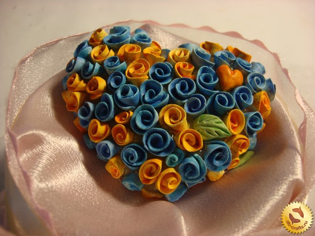 Сердце из роз 37