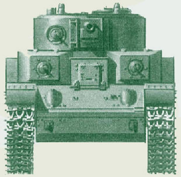 Т-28 – вид спереди