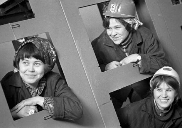 Молодые строители Билибинской АЭС, 1973