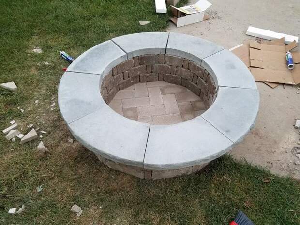 Место для огня во дворе своими руками (31 фото)