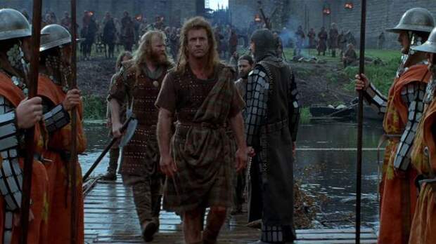Мэл Гибсон в фильме «Храброе сердце» (1995 год)