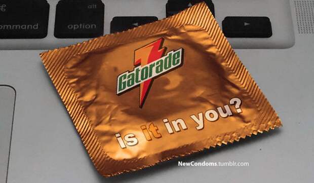 презерватив бренда Gatorade