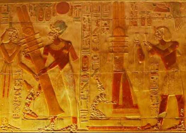 Древнее электричество в храмах Египтян