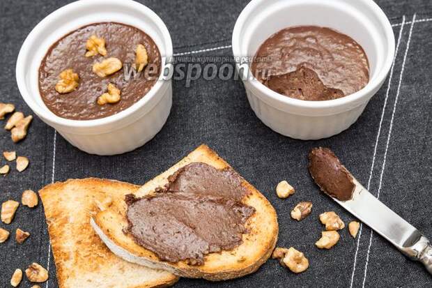 Фото Шоколадная паста с орехами