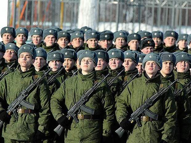 Весной в армию РФ призовут более 150 тысяч солдат