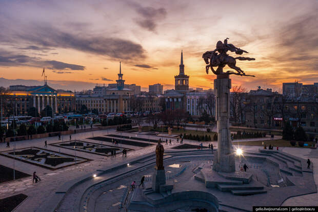 Бишкек с высоты