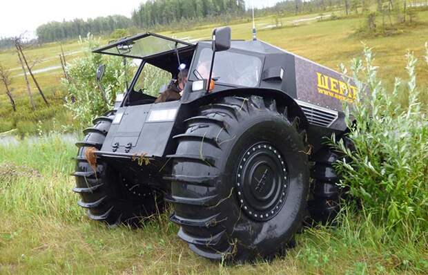 Стальной кузов  Шерпа весит 1 300 кг.
