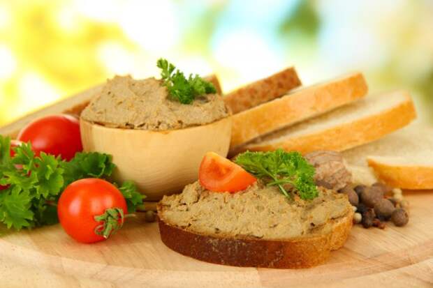 Куриный паштет с грибами Куриный паштет с грибами