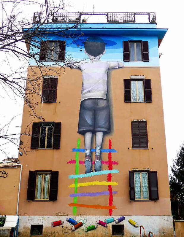 Street Art By Seth Globepainter