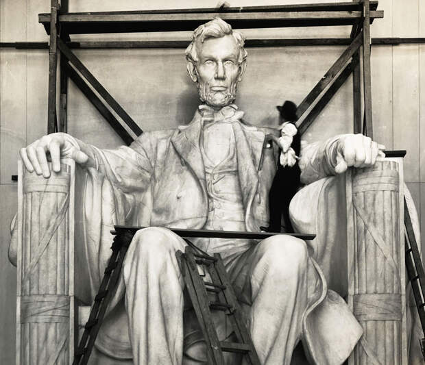 Исторические фотографии Мемориала Линкольна