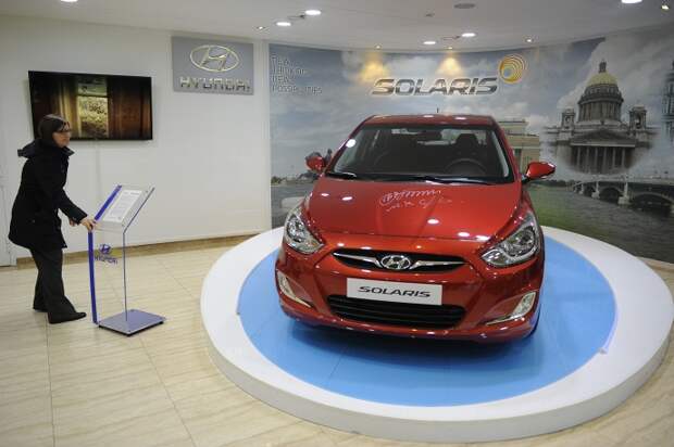 Hyundai Solaris – 1,4 л, 107 л.с. Полис в Крыму обойдется в 1976, 8 рубля (рост на 523,8)