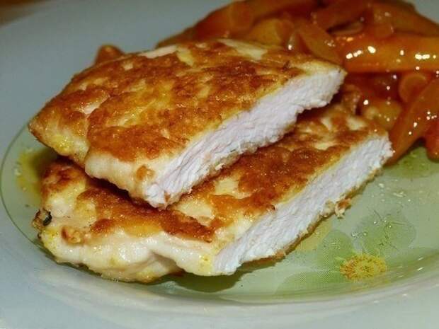 Куриные отбивные с хрустящей сырной корочкой