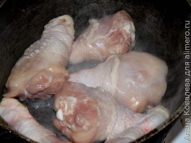 Курица с овощами