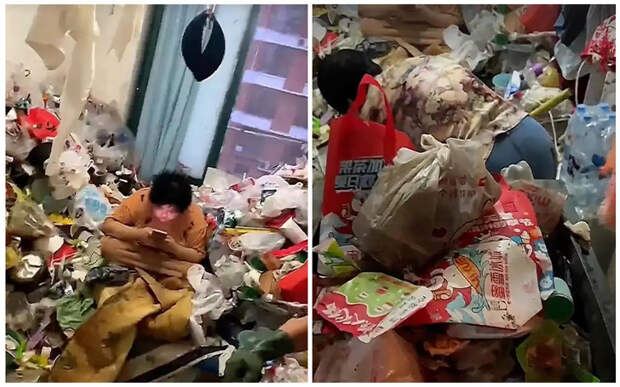 Как выглядит квартира женщины, которая больше года не выносила мусор