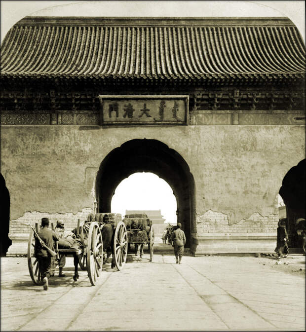 Ворота в Пекине. исторические фото, история, китай