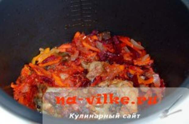 Борщ из цветной капусты в мультиварке