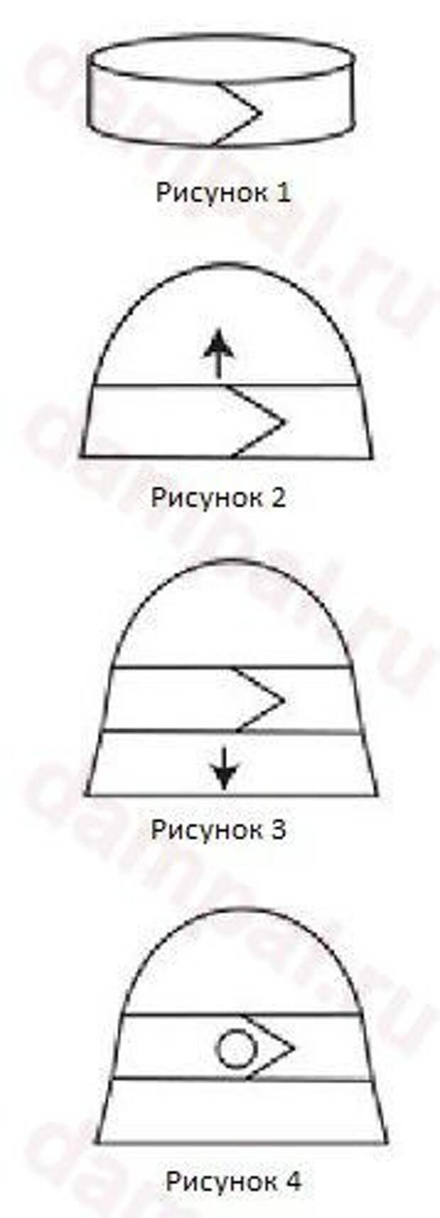 Выкройки шапочек для бассейна