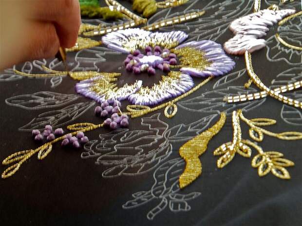 Tambour embroidery