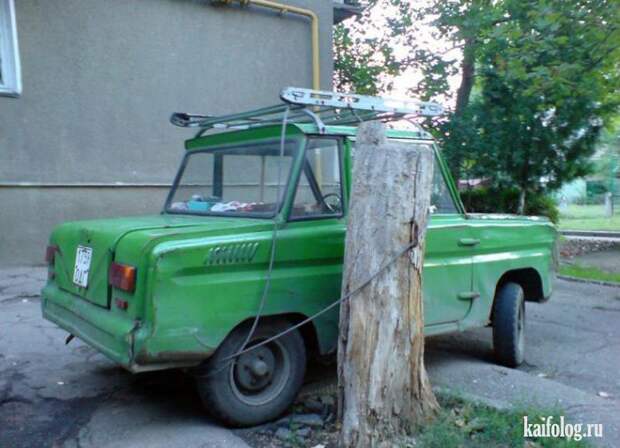 Прикольные противоугонки (50 фото) Прикольные противоугонки (50 фото)