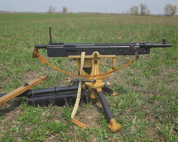 Пулемет Кольт Браунинг Colt Browning M1895 ПКТ, война, оружие, пулемет, факты