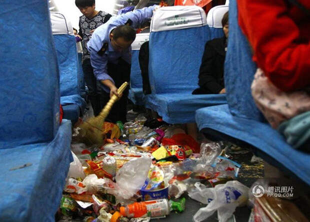 Жесть!: Что творится в китайских поездах
